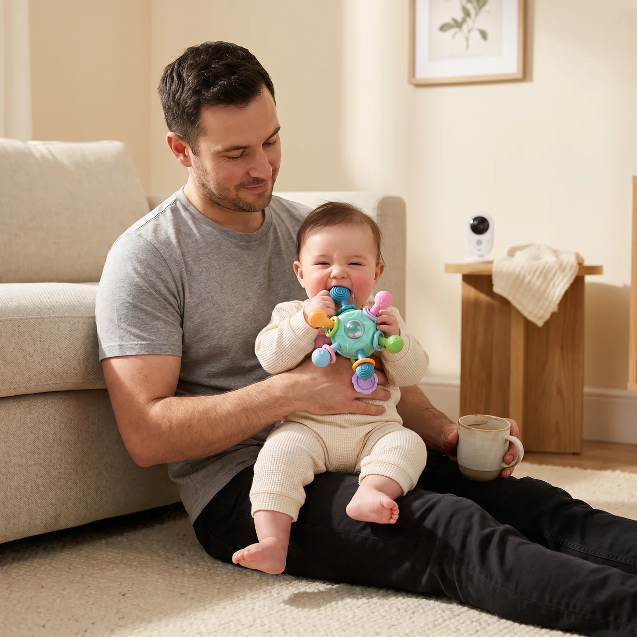 Elite Sensory Teething Toy — Soft Silicone Teether for Babies