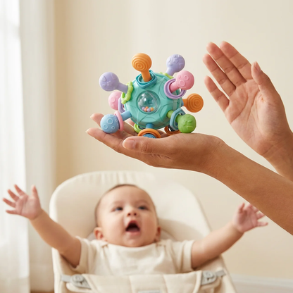 Elite Sensory Teething Toy — Soft Silicone Teether for Babies