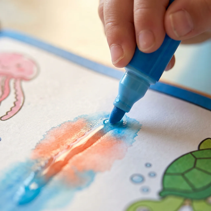 Elite Magic Water Coloring Book — Reusable Mess-Free Painting Toy for Kids