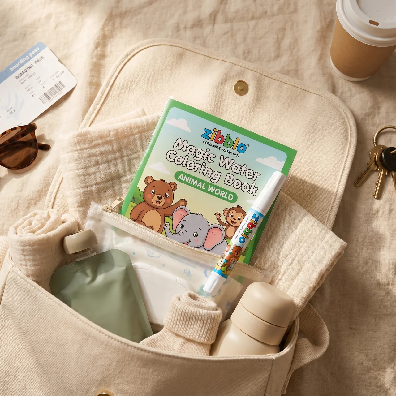 Elite Magic Water Coloring Book — Reusable Mess-Free Painting Toy for Kids