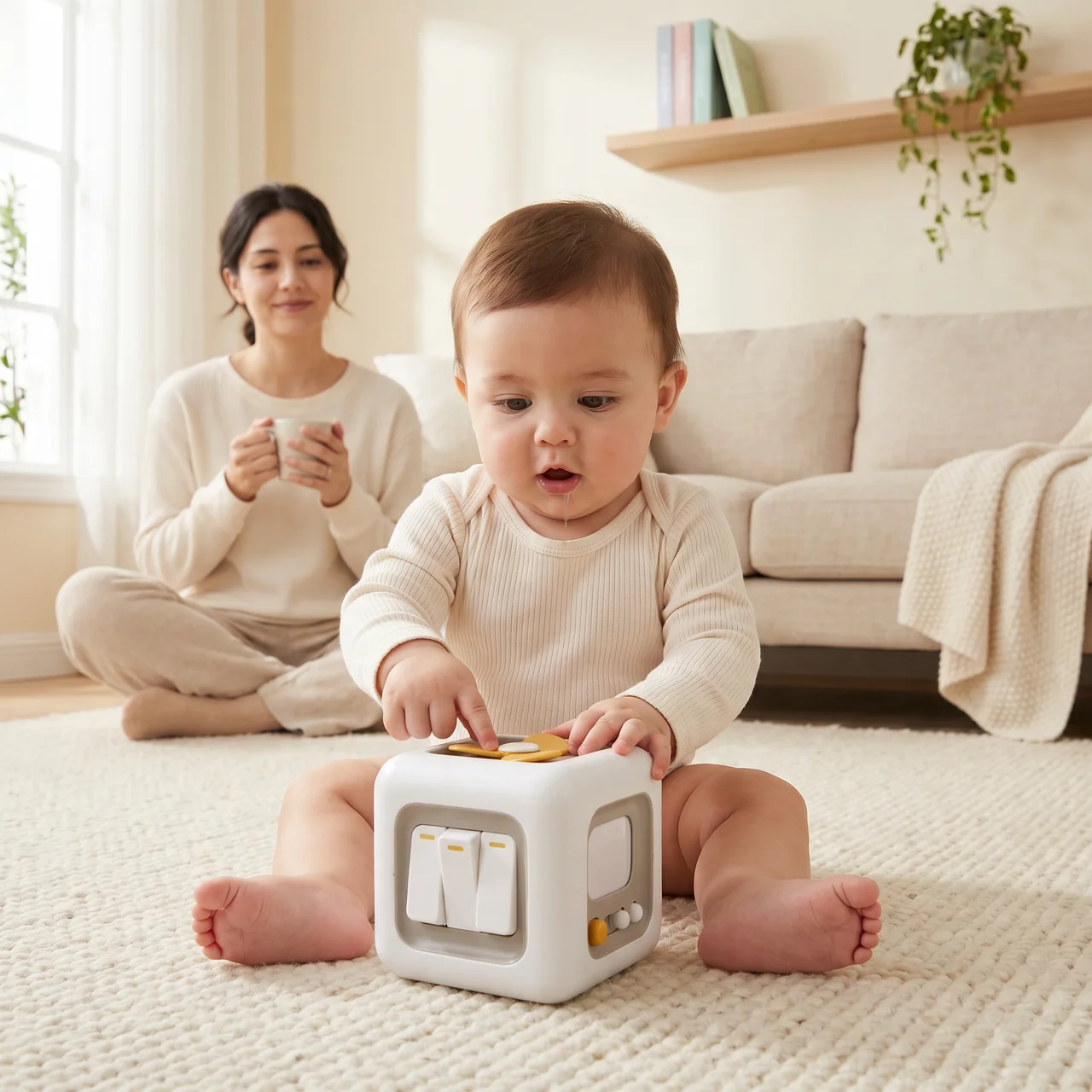 Elite Montessori Busy Cube — Sensory Activity & Fine Motor Toy for Toddlers