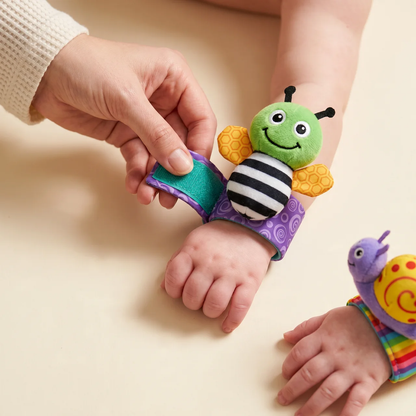 Elite Rattle Toy Socks — Sensory Foot Finder Rattle Socks for Babies