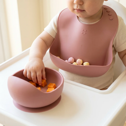 Elite Silicone Baby Feeding Set — Suction Plate, Bowl & Spoon for Toddlers