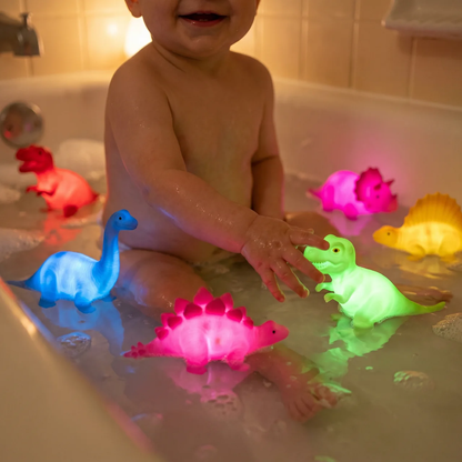 Elite Dinosaur Bath Toys 6-Pack — Water Squirt Toys for Toddlers