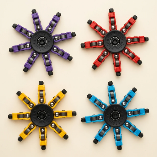 Elite Transformer Fidget Spinners 4-Pack — Sensory Stress Toy for Kids