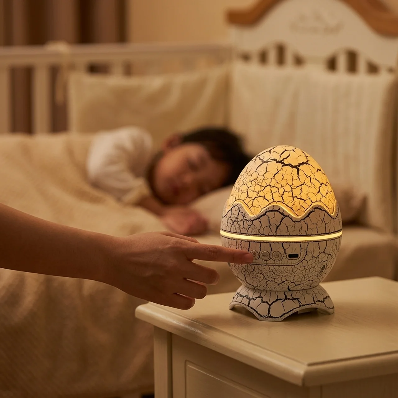 Elite Dinosaur Egg Galaxy Projector — Kids Night Light & Star Projector
