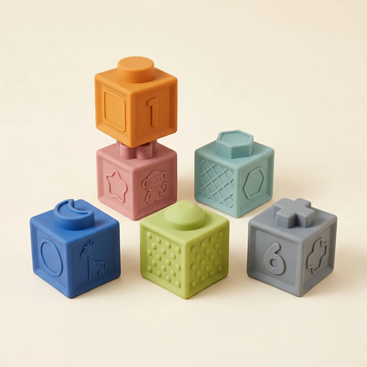 Elite Soft Building Blocks — Sensory Stacking Toy for Babies 6-12 Months