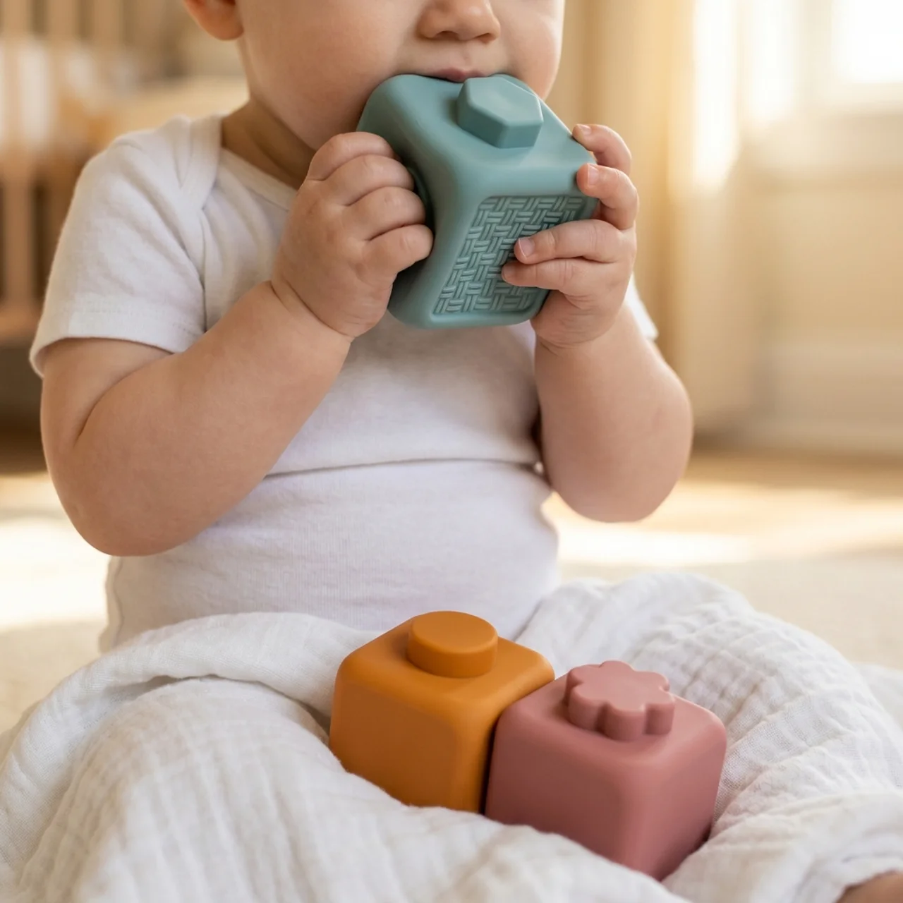 Elite Soft Building Blocks — Sensory Stacking Toy for Babies 6-12 Months
