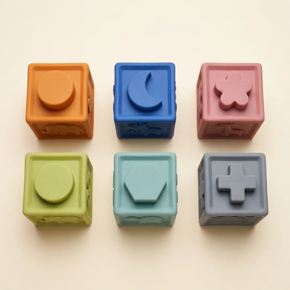 Elite Soft Building Blocks — Sensory Stacking Toy for Babies 6-12 Months