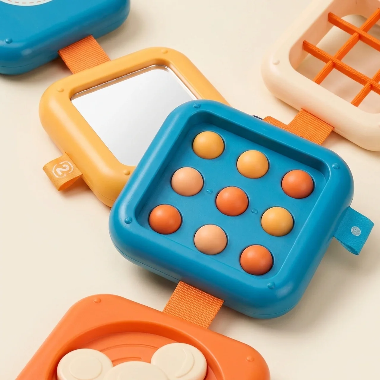 Elite 7-in-1 Montessori Activity Cube — Sensory Busy Toy for Toddlers