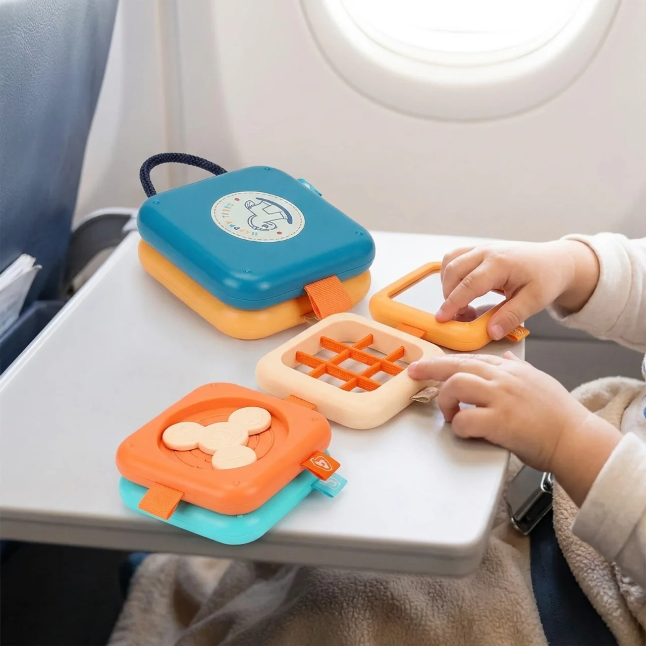 Elite 7-in-1 Montessori Activity Cube — Sensory Busy Toy for Toddlers