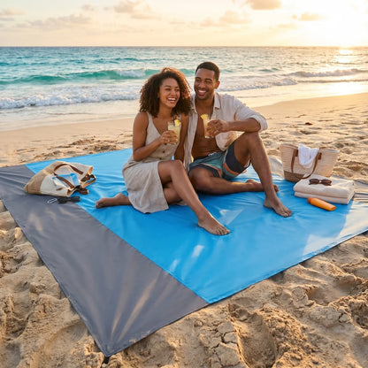 EliteBeach™ Sandproof Waterproof Beach Blanket