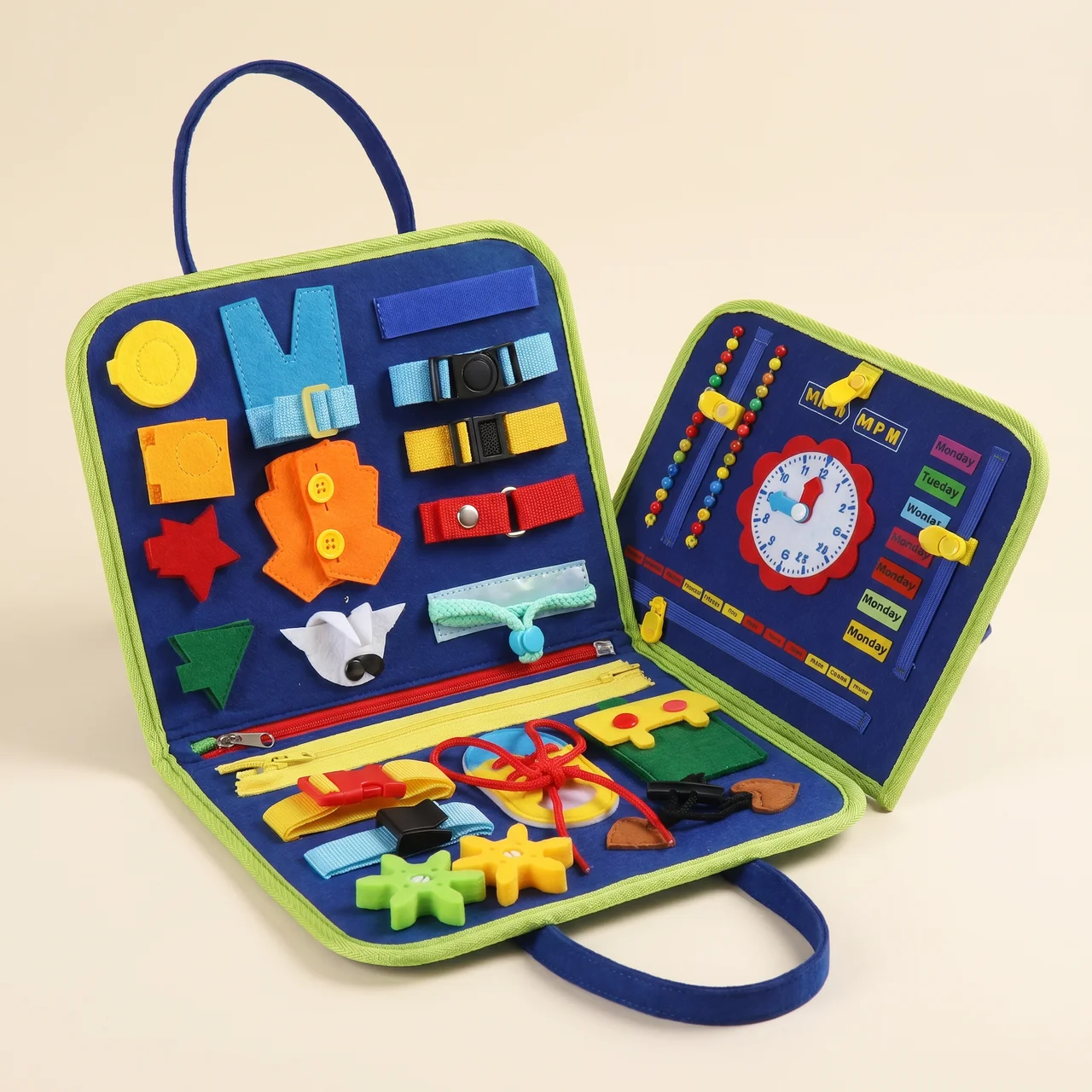 Elite Montessori Busy Board — Sensory & Fine Motor Learning Toy for Toddlers
