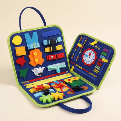 Elite Montessori Busy Board — Sensory & Fine Motor Learning Toy for Toddlers