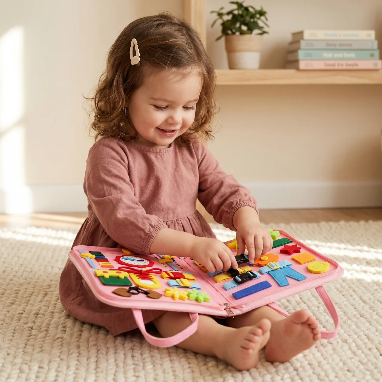 Elite Montessori Busy Board — Sensory & Fine Motor Learning Toy for Toddlers