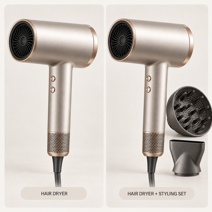 High-speed ionic hair dryer bundle comparison with styling attachment set