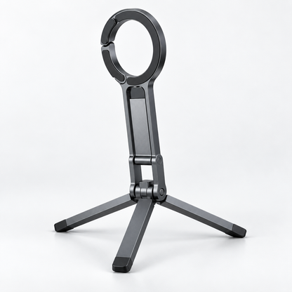 Magnetic MagSafe Phone Tripod & Grip – Foldable Hands-Free Stand for Filming & Calls