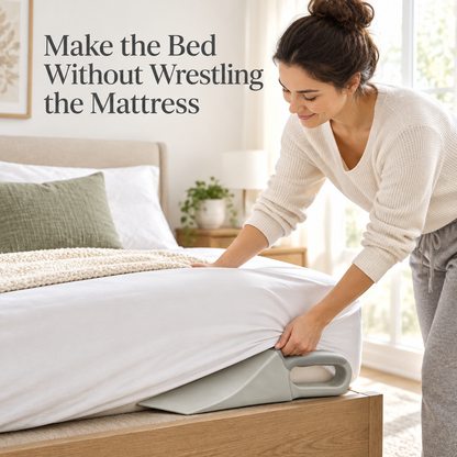 Mattress Lifter & Bed Sheet Tucker Tool - real-life hero