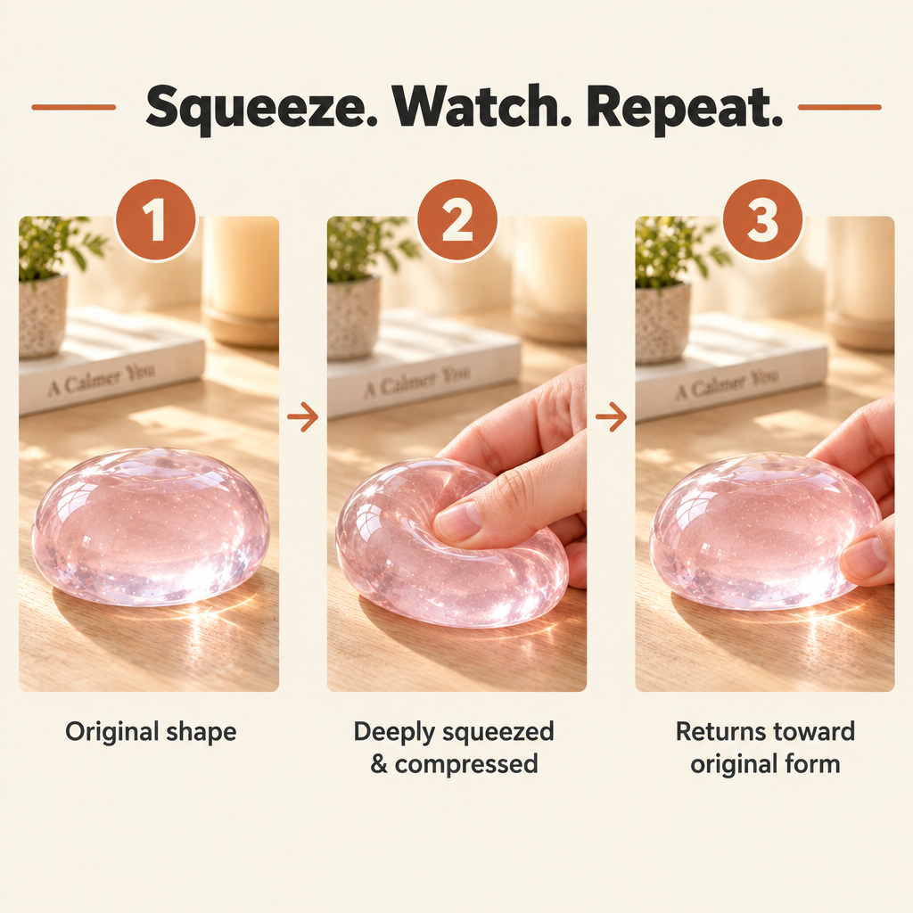 Crystal Mochi Squishy - squeeze and rebound