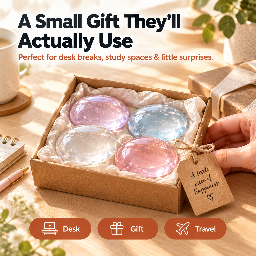 Crystal Mochi Squishy - lifestyle and gifting