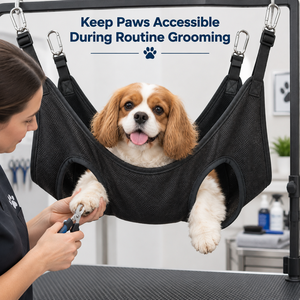 Pet Grooming Hammock Sling - premium hero