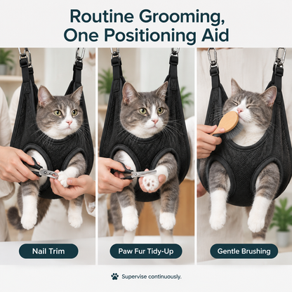 Pet Grooming Hammock Sling - progress or use