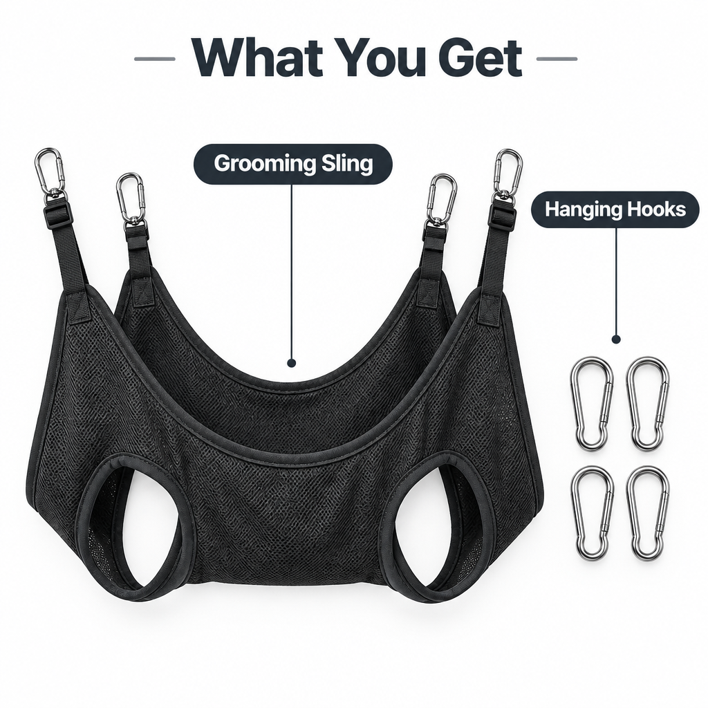 Pet Grooming Hammock Sling - variant guide