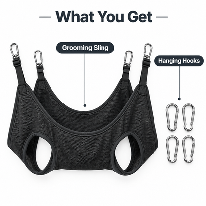 Pet Grooming Hammock Sling - variant guide