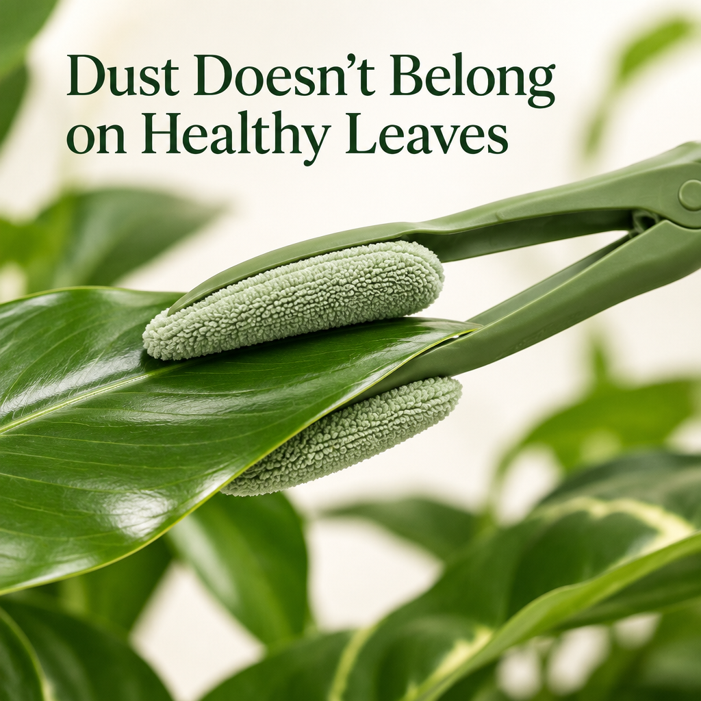 Double-Sided Plant Leaf Cleaning Tongs - real use