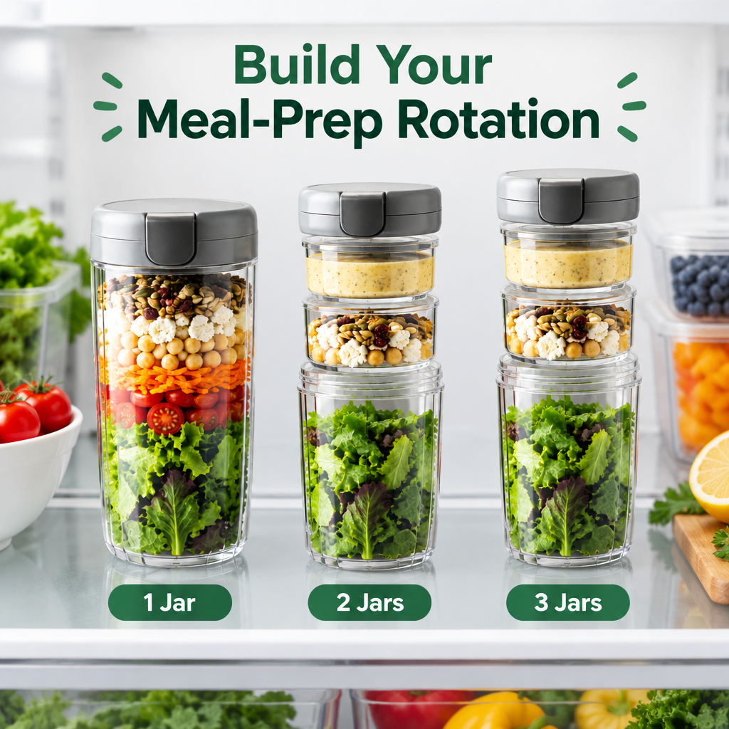 Portable Salad & Meal Prep Jar - variant guide