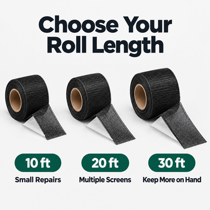Self-Adhesive Window Screen Repair Tape - variant guide