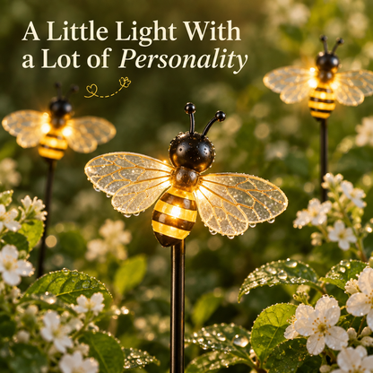 Solar Bee Garden Lights - feature detail