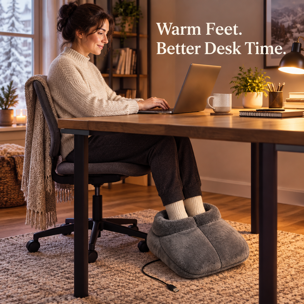 USB Foot Warmer Pad - editorial hero