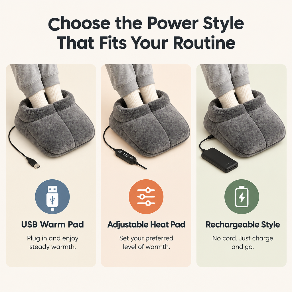 USB Foot Warmer Pad - variant guide