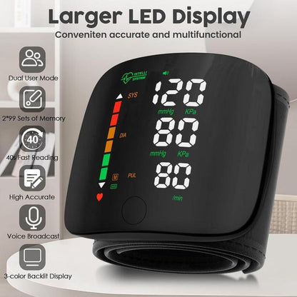 Elite™ Smart Wrist Blood Pressure Monitor