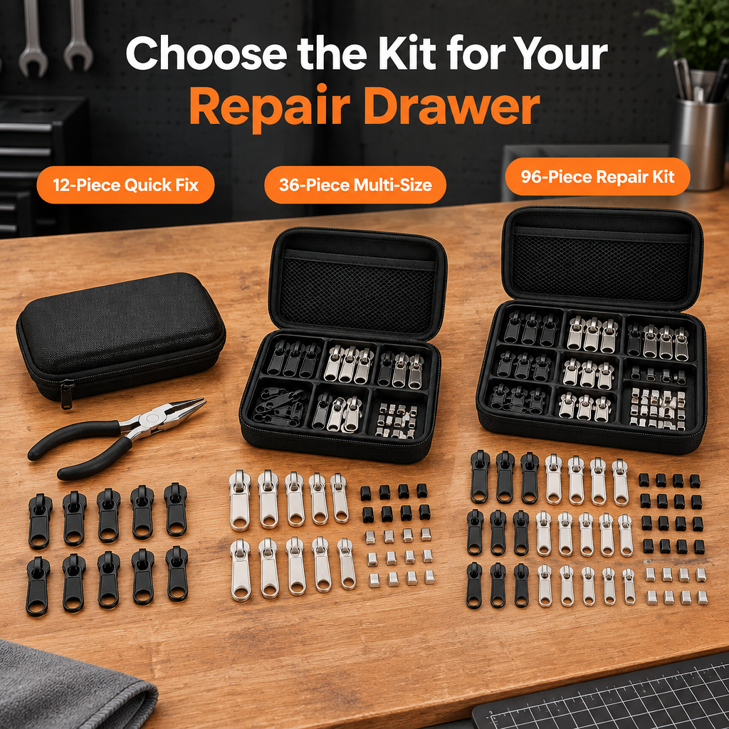No-Sew Zipper Repair Kit - variant kit